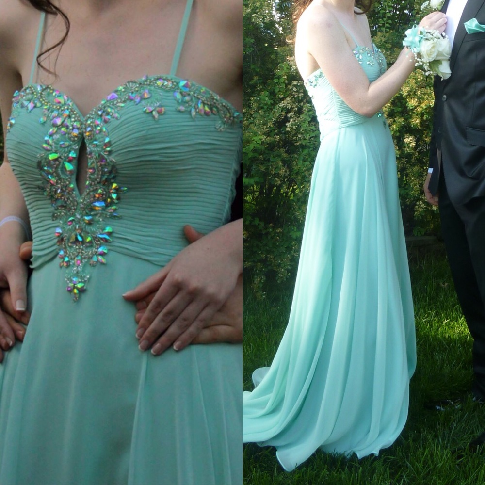 Mori Lee 95103 Mint/Seafoam Green Prom Dress